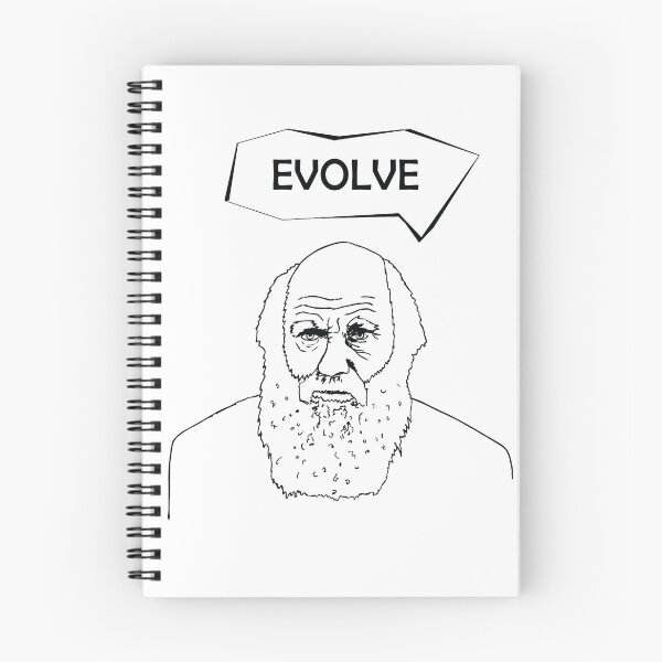 Item preview, Charles Darwin Evolve designed and sold by Geek-topia.