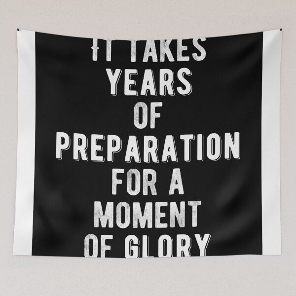 Item preview, Inspiring - Moment Of Glory Quote designed and sold by MotivationFlow.