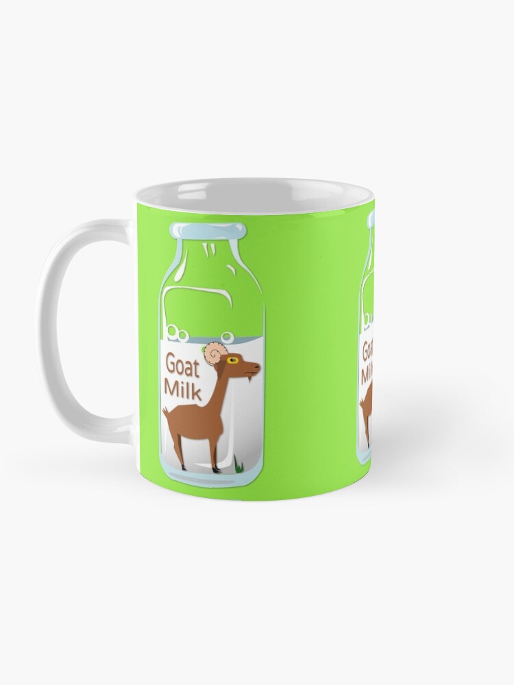 "Goat in Milk Jug Graphic Design" Coffee Mug for Sale by sweetpea73