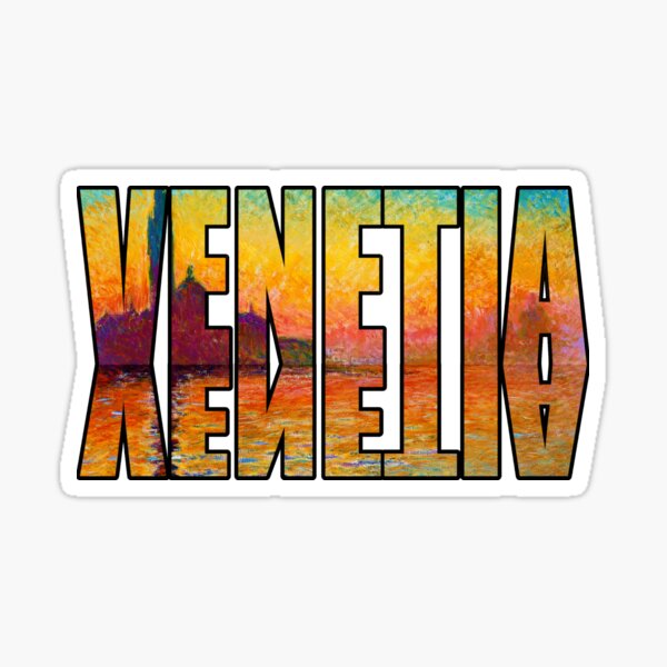 Vista previa del artículo con la obra «Venecia - Claude Monet», diseñado y vendido por ArtExpression.