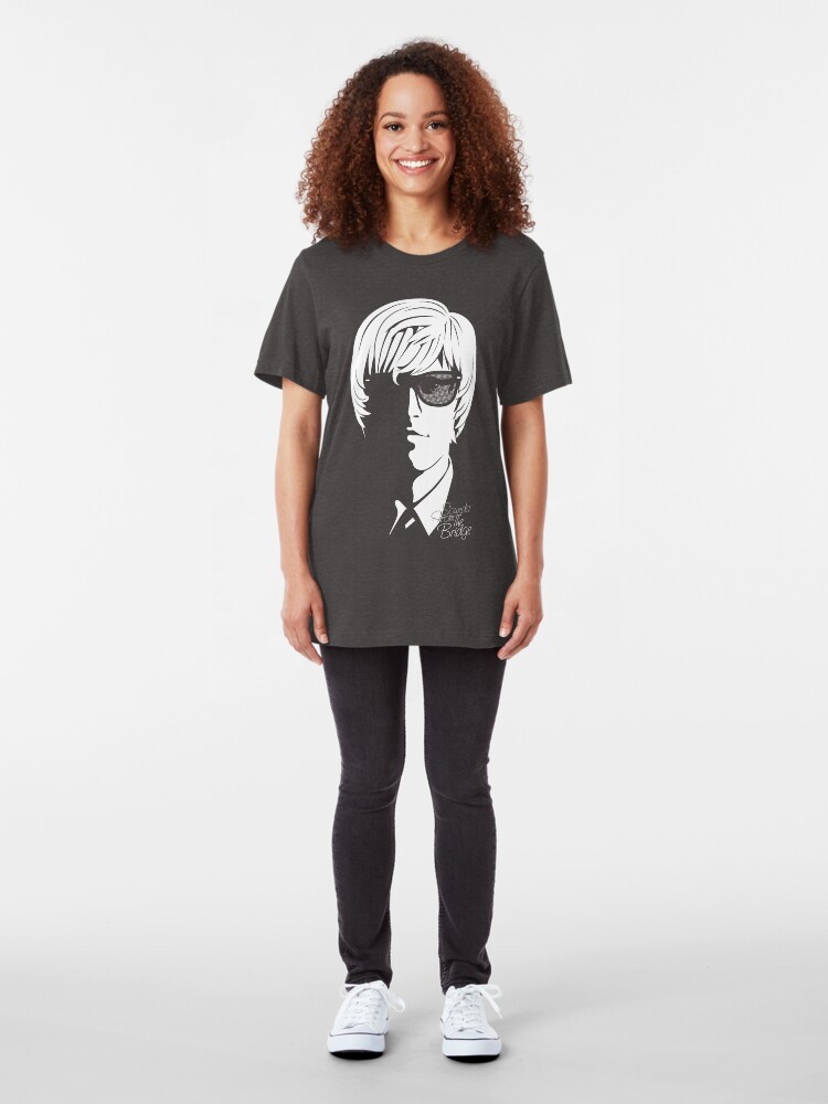 Alternate view of Sounds From The Bridge Emblem design Slim Fit T-Shirt