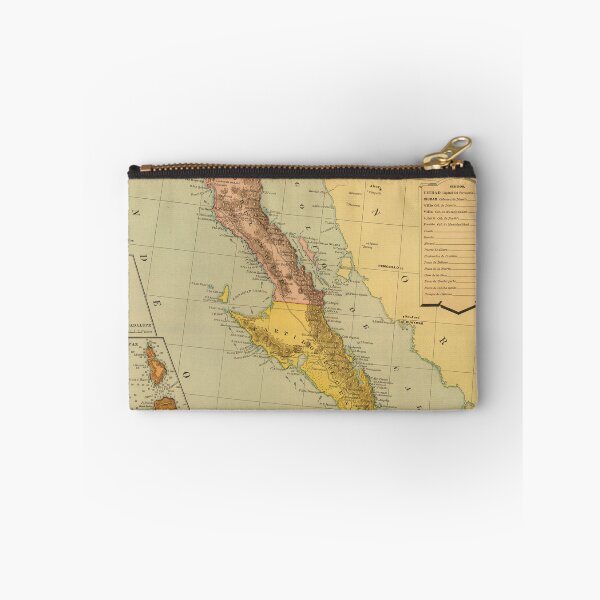 Item preview, Vintage Map of Baja California (1886) designed and sold by BravuraMedia.