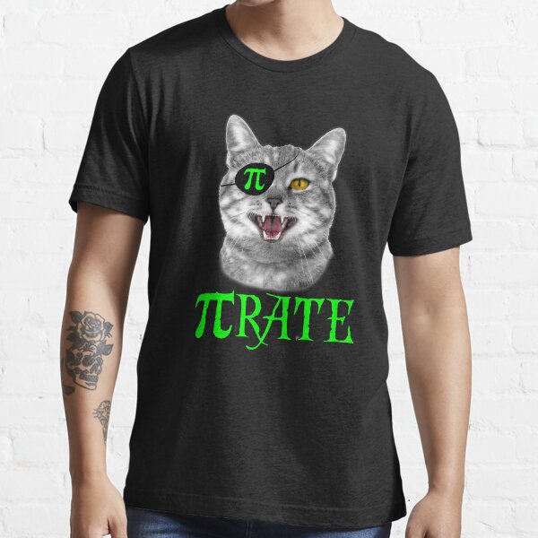 Item preview, Pi Day Pirate Cat Neon designed and sold by wilsonellis.