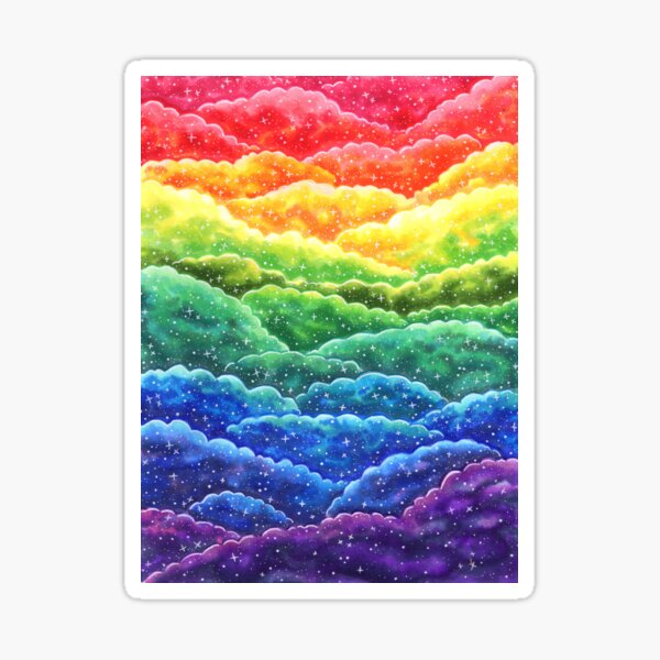 Item preview, Rainbow Clouds designed and sold by CreativeCarrah.
