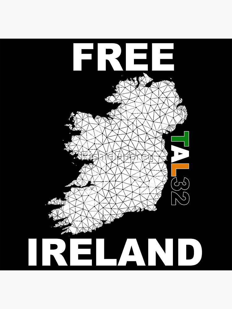 "Free Ireland" Sticker by RichieDuprey Redbubble