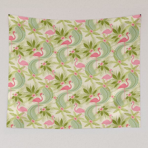 Item preview, Flamingo Paradiso designed and sold by studioxtine.