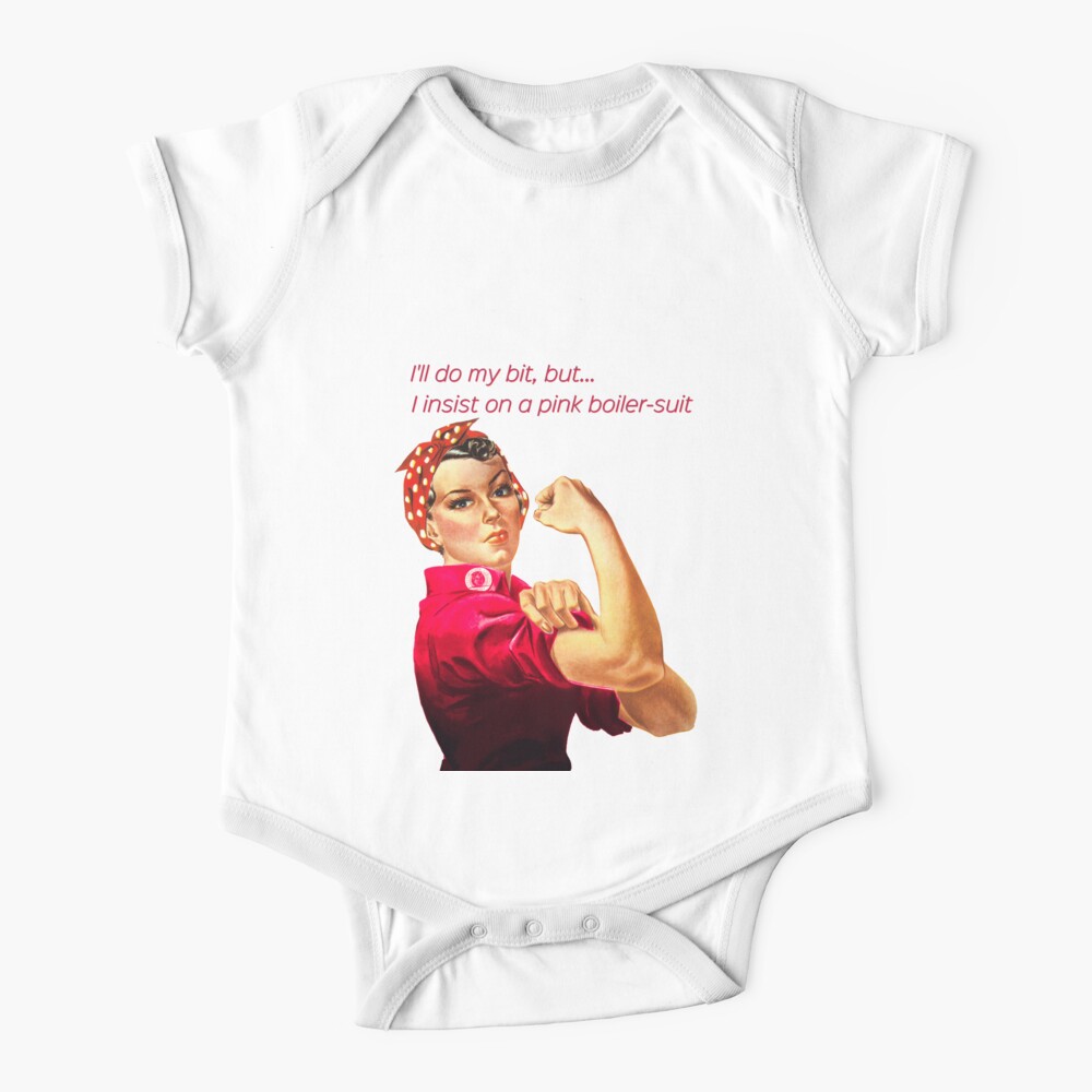 baby pink boiler suit