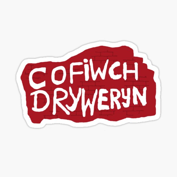 Aperçu de l'œuvre Cofiwch Dryweryn créée et vendue par BoxDesigns.