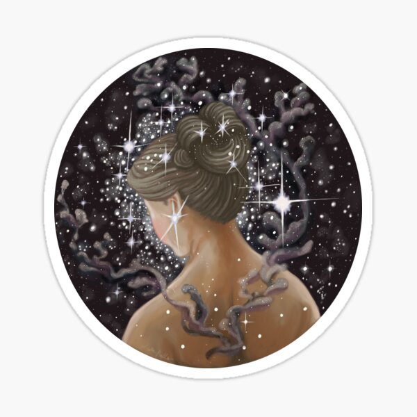 Lady Star Cluster Sticker