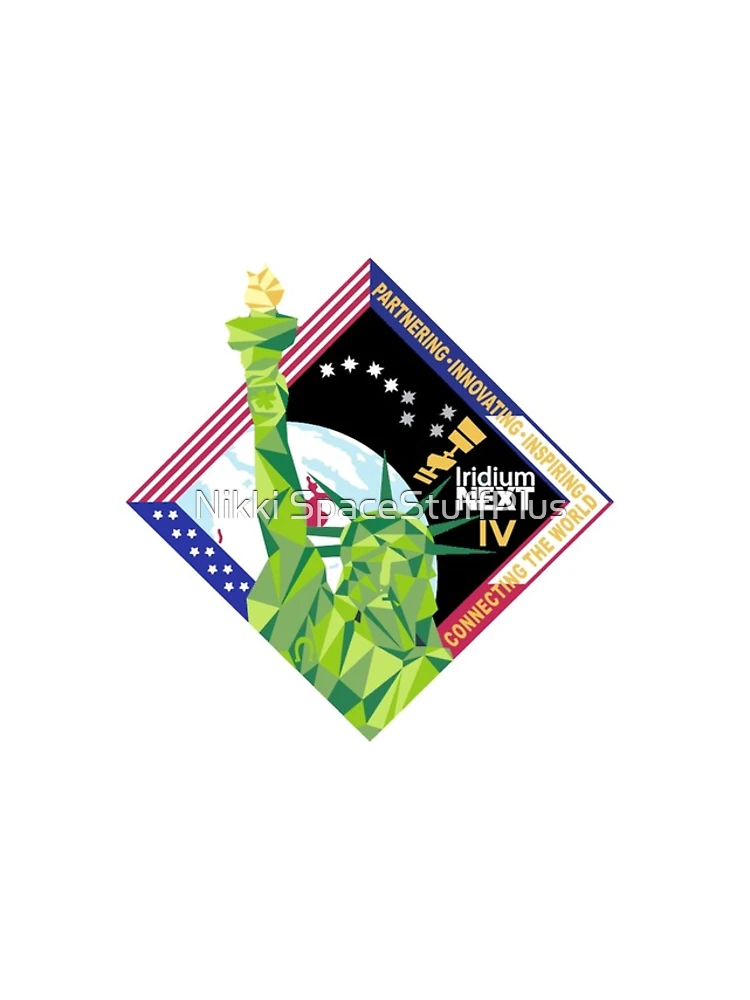Thumbnail 4 of 4, iPhone Case, Iridium 4 Program Patch designed and sold by Nikki SpaceStuffPlus.