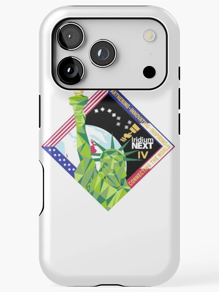 Thumbnail 1 of 4, iPhone Case, Iridium 4 Program Patch designed and sold by Nikki SpaceStuffPlus.