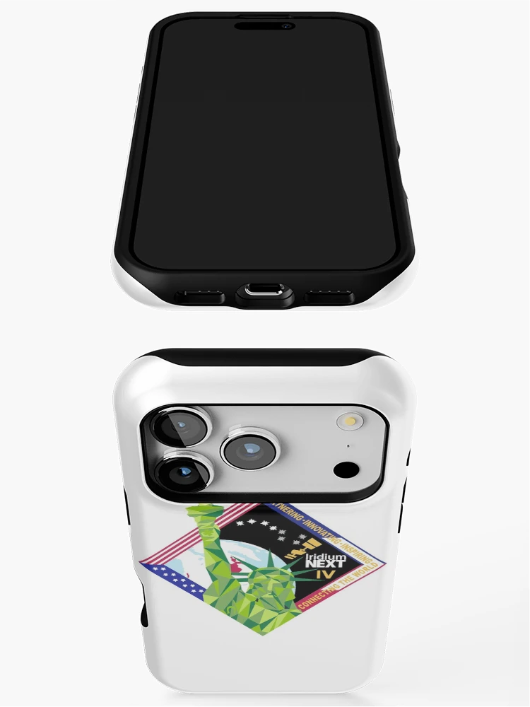 Thumbnail 3 of 4, iPhone Case, Iridium 4 Program Patch designed and sold by Nikki SpaceStuffPlus.