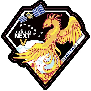 Artwork thumbnail, Iridium 5 Program Patch by Nikki SpaceStuffPlus
