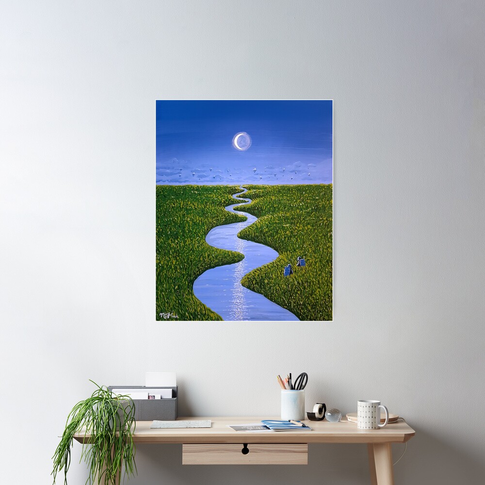 Emerald Islands #1 Poster by flooko | Redbubble Emerald Islands #1 Poster by flooko