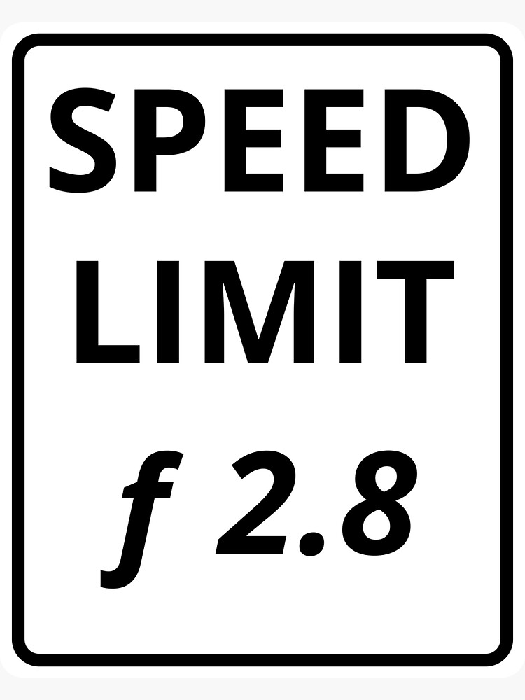 Photography Speed Limit by VCOBA