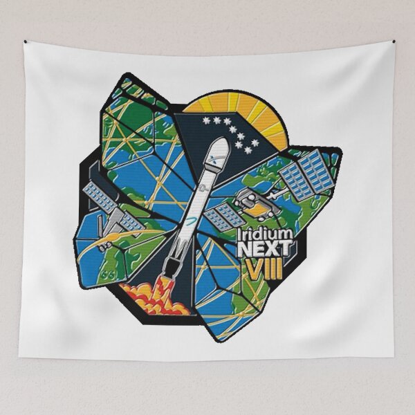 Item preview, Iridium 8 Program Logo designed and sold by Nikki SpaceStuffPlus.