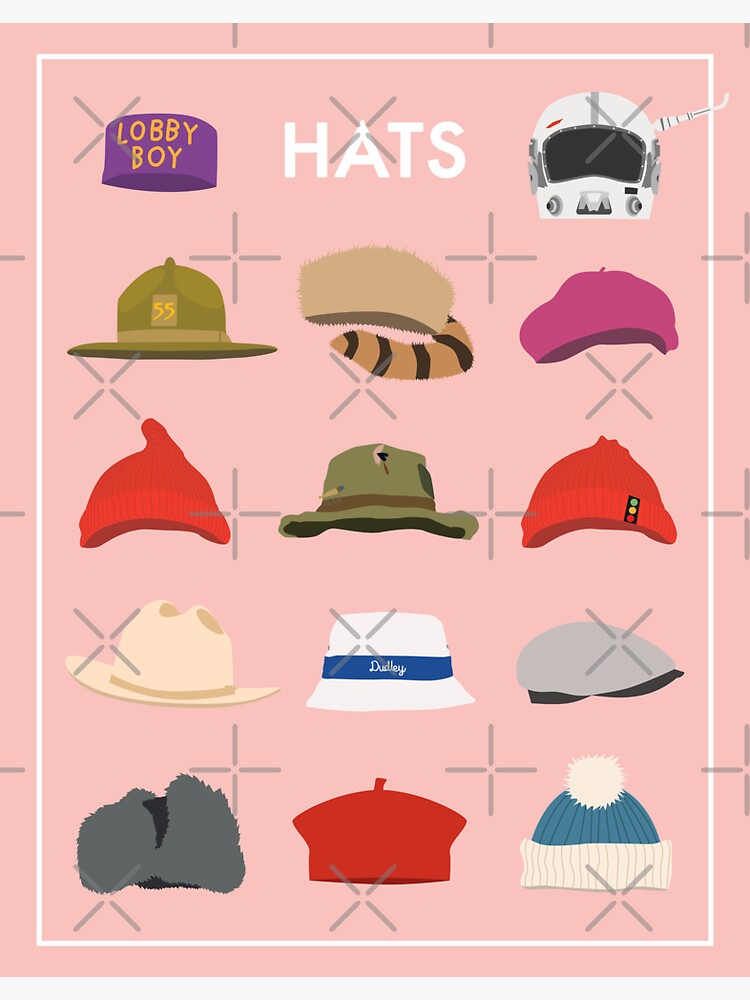 "Hats" Sticker by Plan8 Redbubble