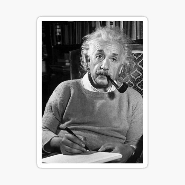 Artikel-Vorschau von Einstein Pipe Portrait Tee, designt und verkauft von KingSwaidner.