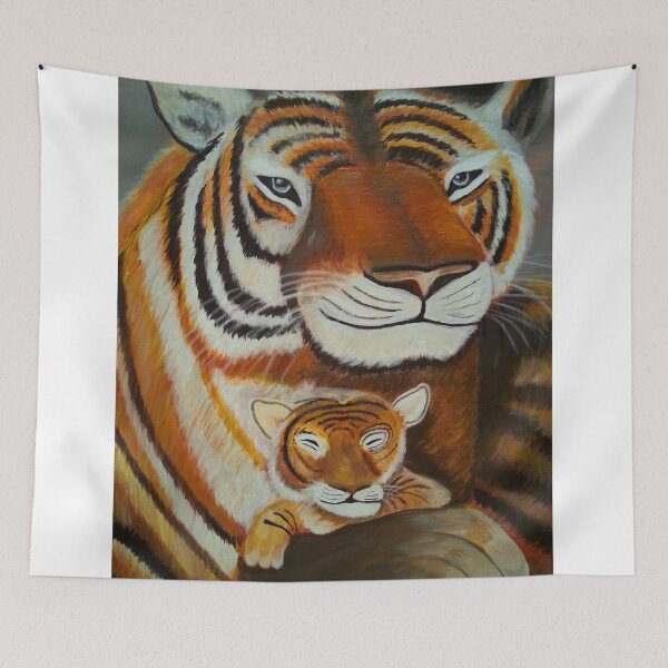 Item preview, Tiger Mother & Child designed and sold by painttime.