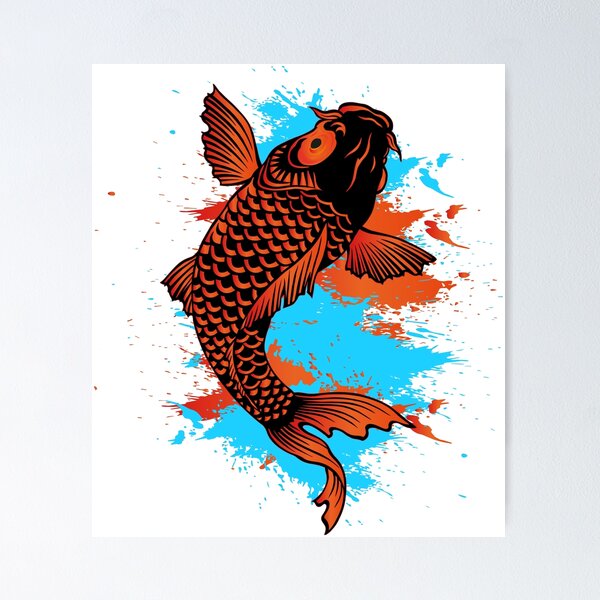 Item preview, Koi carp Japanese zodiac sign designed and sold by emphatic.