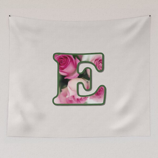 Item preview, Letter E Rose Monogram designed and sold by Paintings by gretzky.