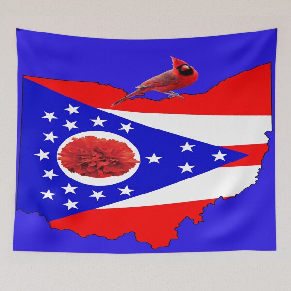 Item preview, State of OHIO - with State Bird and Flower  designed and sold by Tim Forder.