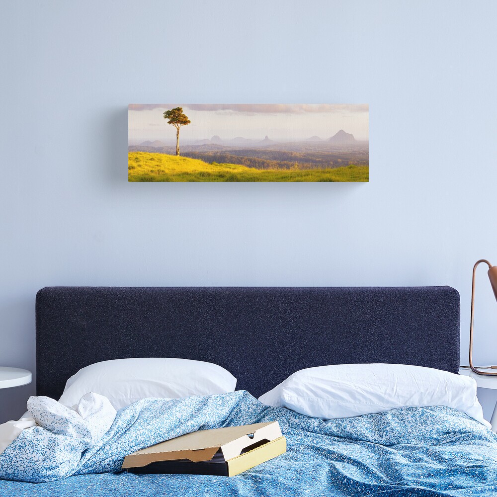 One Tree Hill, Glass House Mountains, Queensland, Australia Canvas Print