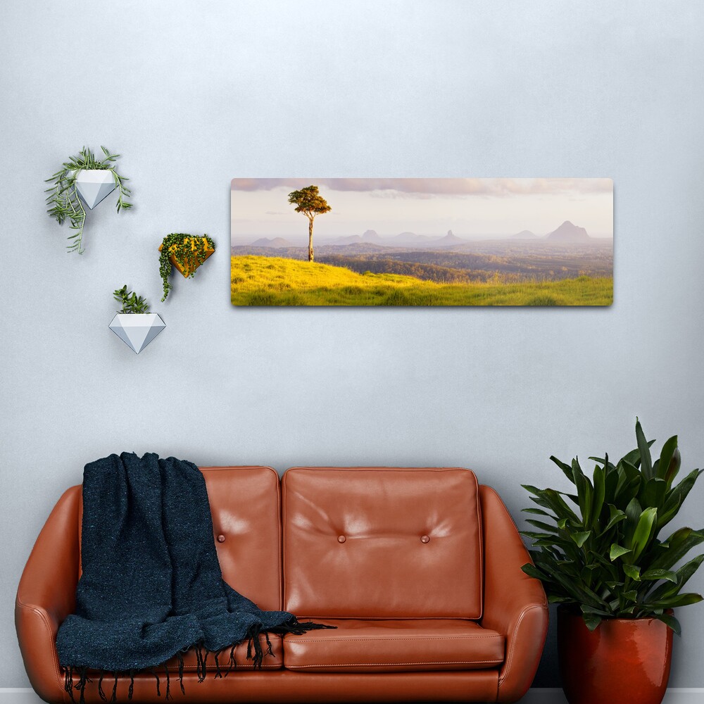 One Tree Hill, Glass House Mountains, Queensland, Australia Metal Print