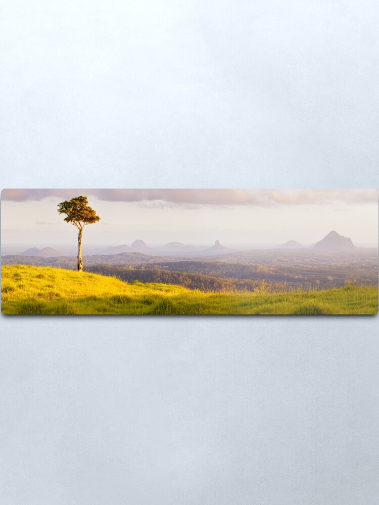 Alternate view of One Tree Hill, Glass House Mountains, Queensland, Australia Metal Print