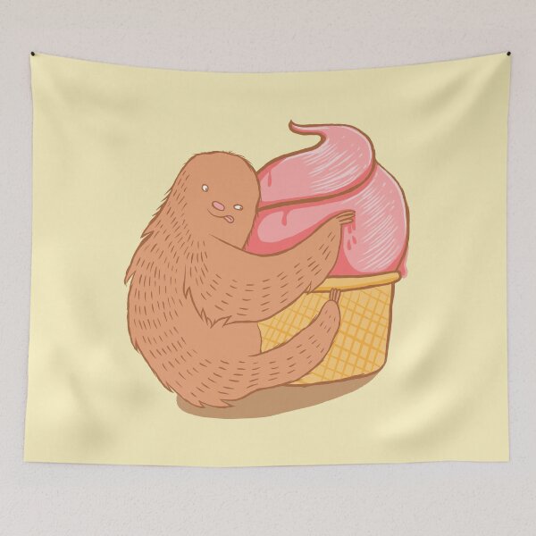 Item preview, Hungry sweet toothed sloth designed and sold by jasmineberry.