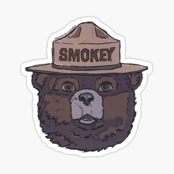 Smokey the Bear - Fire Prevention Sticker
