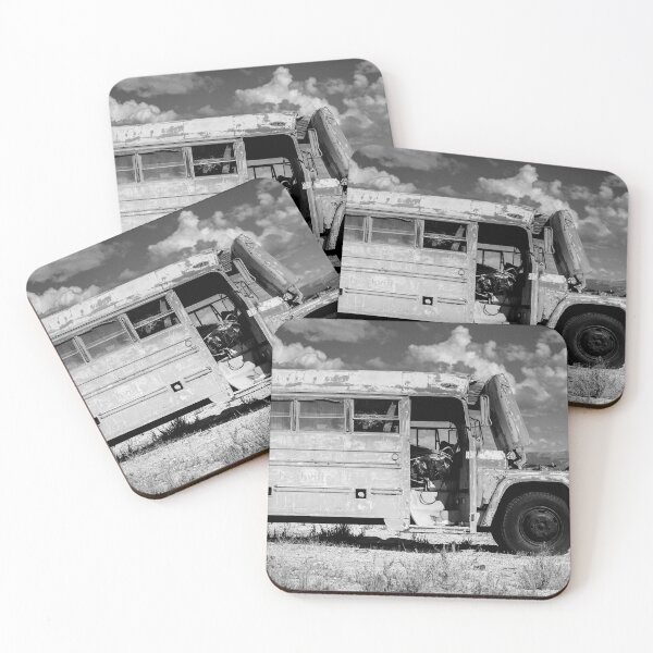 Item preview, On the Road Again - Vintage School Bus Abandoned designed and sold by Lostlogo.
