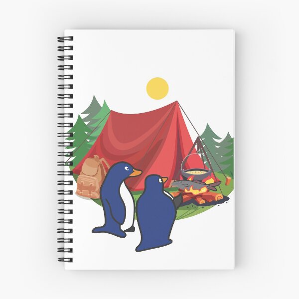 Item preview, funny penguins camping designed and sold by eiwo87.