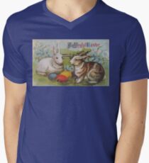 Ein frohes Osterfest T-Shirt mit V-Ausschnitt