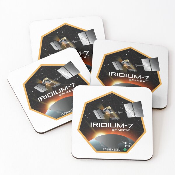 Item preview, Iridium Next Launch 7 Logo designed and sold by Nikki SpaceStuffPlus.