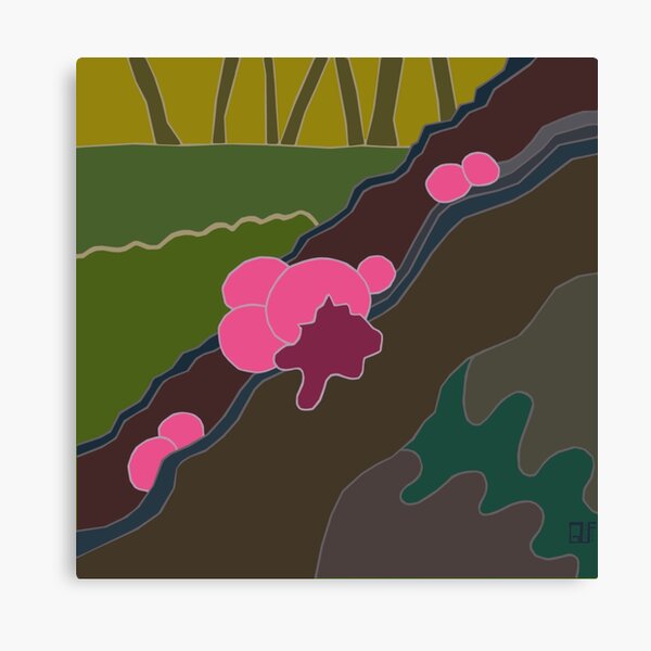Pink Wolf Slime Canvas Print