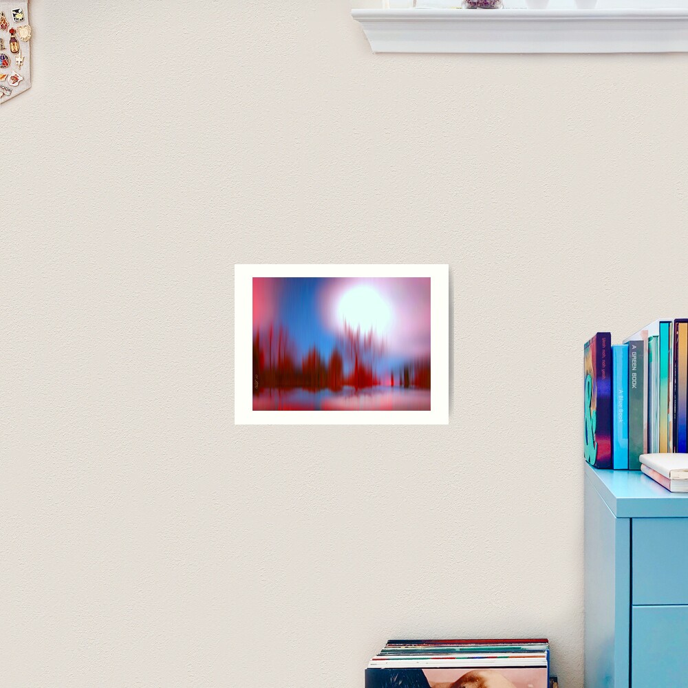Same place, 45 minutes later Art Print