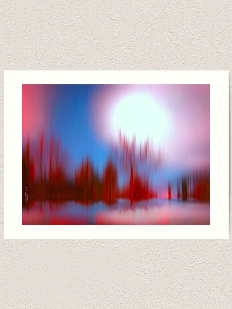 Alternate view of Same place, 45 minutes later Art Print
