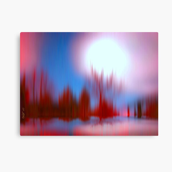 Same place, 45 minutes later Canvas Print