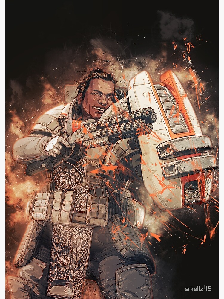 "Apex Legends Gibraltar Poster - Video Game Decor" Poster ...