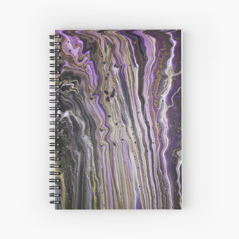 Purple Hive Spiral Notebook