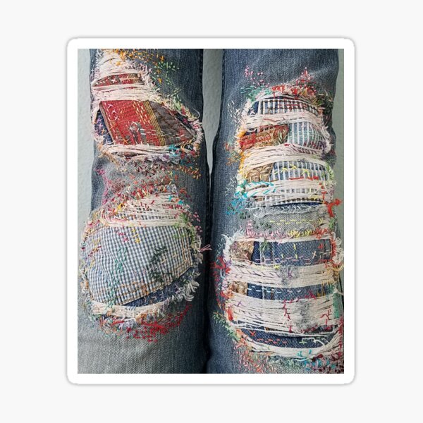 Double Stitch Sticker