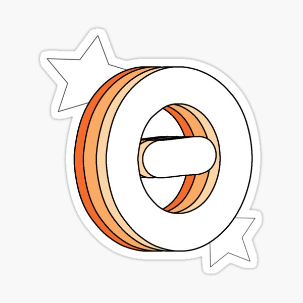 Artikel-Vorschau von Retro Theta (Orange), designt und verkauft von kapatton99.