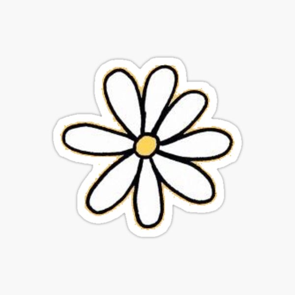 small daisy Sticker