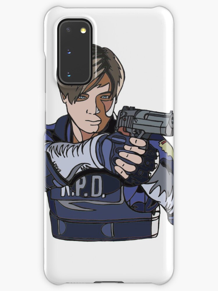 Leon S Kennedy Resident Evil 2 Remake Case Skin For Samsung Galaxy By Enowesker Redbubble