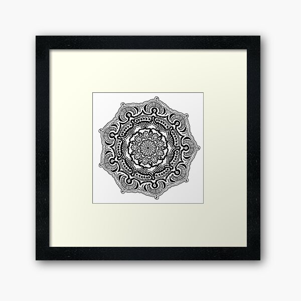 Download White Mandala Hearts Gifts Merchandise Redbubble