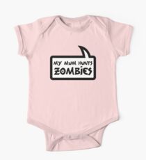 MY MUM HUNTS ZOMBIES by Bubble-Tees.com One Piece - Short Sleeve