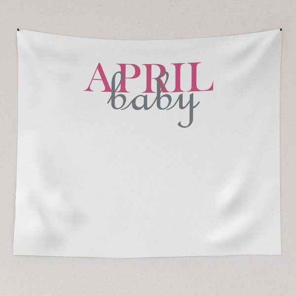 Item preview, April Baby Announcement Pregnancy Spring  designed and sold by kimberlyjensen.