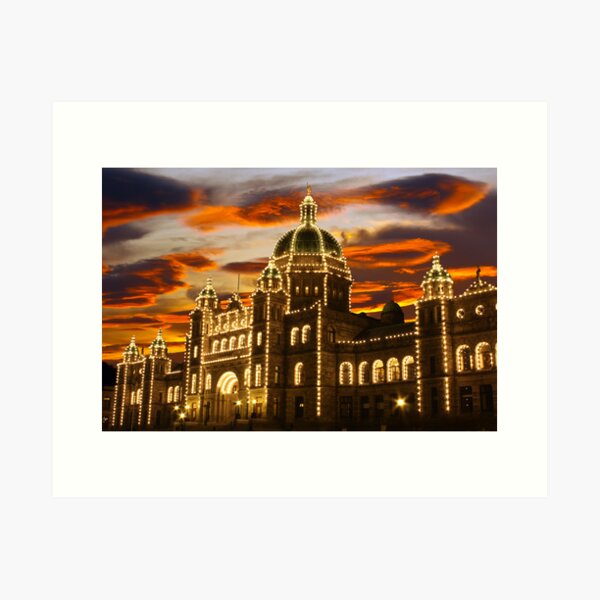 Item preview, Sunset on the Legislature designed and sold by Anne McKinnell.