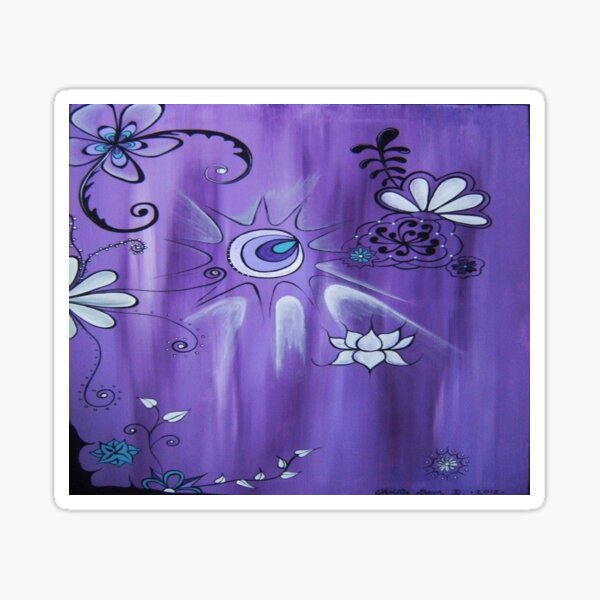 Wisteria Sticker
